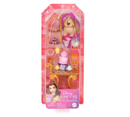 HYM34 Disney Prenses Belle ile Çay Saati Oyun Seti - Bebek dahil değildir.