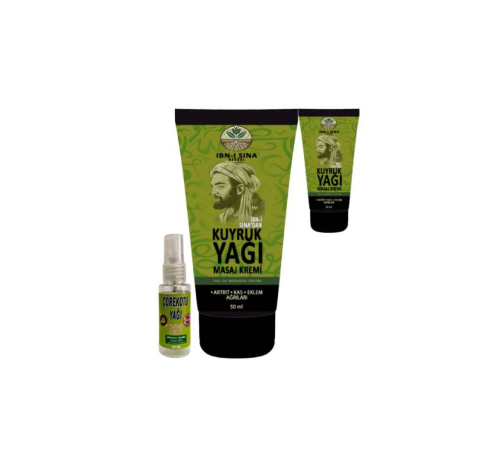 İbn-i Sina Kuyruk Yağı Sırt-Bel-Kas İskelet 50 ml x 2 ad. / Çörek Otu Yağı ile 30 ml