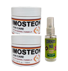 Imosteon Adale İskelet Sızıları İçin Masaj ve Bakım Kremi 150 ml X 2 ad+Çörek Otu Yağı ile 30 ml