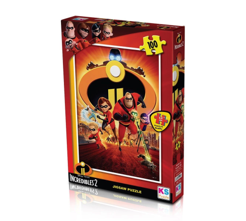 INC 714 Puzzle 100/INCREDIBLES 2 PUZZLE 100 PARÇA INC 714 Puzzle 100/INCREDIBLES 2 PUZZLE 100 PARÇA