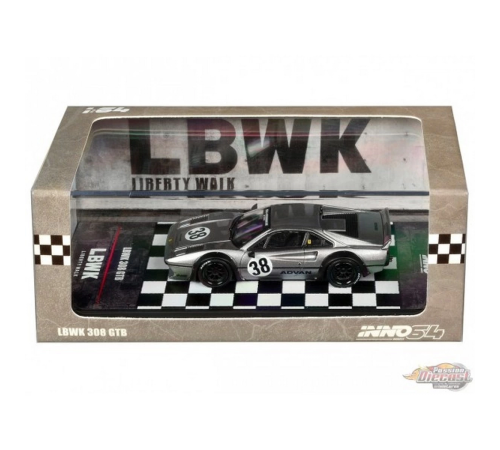 Inno 1/64 LBWK 308 GTB Grey IN64 Grey Inno 1/64 LBWK 308 GTB Grey IN64 Grey