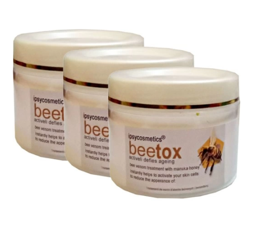 İpsycosmetics Beetox Doğal Arı Özü - Yüz Cilt Dekolte Boyun Kremi 100 ml x 3 adet İpsycosmetics Beetox Doğal Arı Özü - Yüz Cilt Dekolte Boyun Kremi 100 ml x 3 adet
