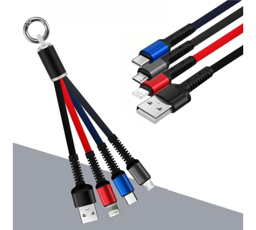 Işıklı Anahtarlık Model 3 in 1 USB Çıkışlı MİKRO,TYPE-C ve İphone Uyumlu Şarj Kablosu Işıklı Anahtarlık Model 3 in 1 USB Çıkışlı MİKRO,TYPE-C ve İphone Uyumlu Şarj Kablosu