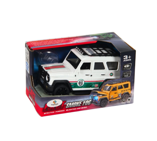 Işıklı Sesli Duman Çıkaran Sürtmeli Spor Jeep LDP-3A