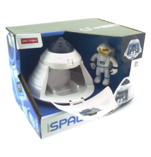 Işıklı ve Astronotlu Uzay Kapsülü