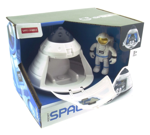 Işıklı ve Astronotlu Uzay Kapsülü Işıklı ve Astronotlu Uzay Kapsülü