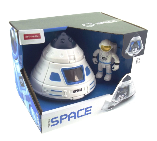 Işıklı ve Astronotlu Uzay Kapsülü Işıklı ve Astronotlu Uzay Kapsülü