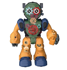 Işıklı ve Müzikli Şeffaf Renkli Robot