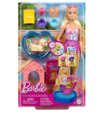JBF35 Barbie Köpekçikle Havuz Partisi Oyun Seti