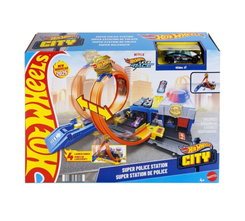 JBM71 Hot Wheels Polis İstasyonu Oyun Seti
