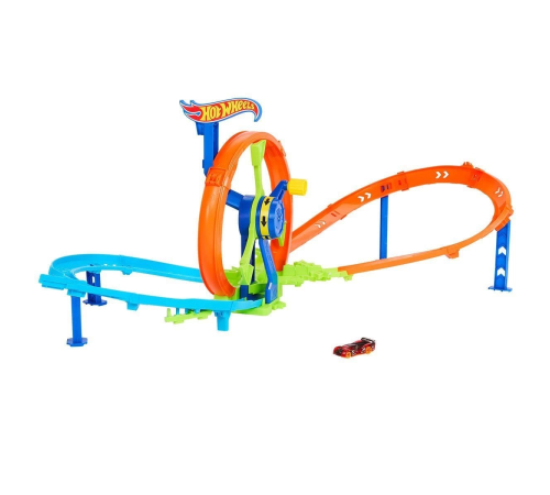 JBX65 Hot Wheels Hızlı Fırlatma ve Döngü Parkuru Oyun Seti