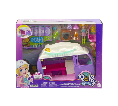JCC32 Polly Pocket Eğlenceli Karavan Oyun Seti