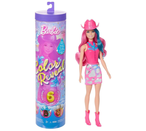 JCP01 Barbie Color Reveal - Renk Değiştiren Sürpriz Barbie Disco Star Serisi