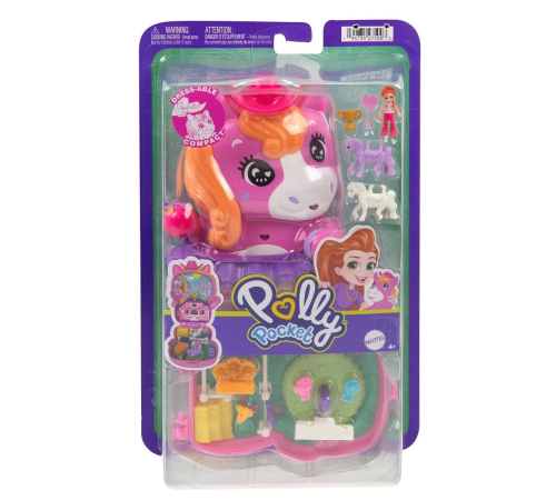 JCR39 Polly Pocket Midilliyle Rodeo Heyecanı Mikro Oyun Seti