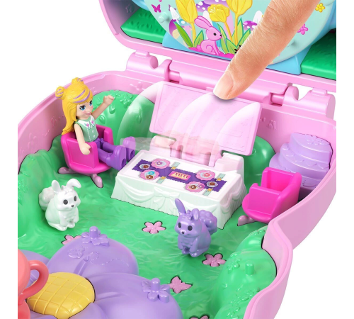JCR40 Polly Pocket Tavşancığın Çay Partisi Mikro Oyun Seti