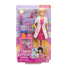 JCR70 Barbie Kariyer Oyun Setleri - Bilim Uzmanı ve Aksesuarları