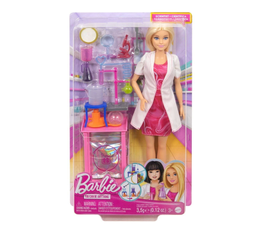 JCR70 Barbie Kariyer Oyun Setleri - Bilim Uzmanı ve Aksesuarları