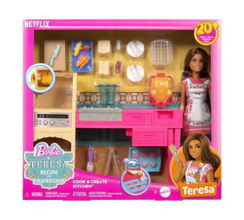 JCT06 Teresa ve Mutfağı Oyun Seti - Barbie and Teresa Recipe for Friendship JCT06 Teresa ve Mutfağı Oyun Seti - Barbie and Teresa Recipe for Friendship