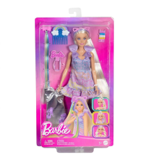 JCT72 Barbie Upuzun Muhteşem Saçlı Bebek - Saç Tasarım Oyun Seti