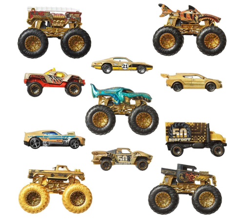 JDW07 Hot Wheels Monster Trucks Bigfoot Trophy Şampiyonları Araba ve Kamyon Çokl JDW07 Hot Wheels Monster Trucks Bigfoot Trophy Şampiyonları Araba ve Kamyon Çokl