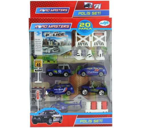 Jeepli Helikopterli Polis Seti Jp6105