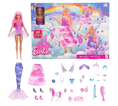 JFL66 Barbie Advent Calendar -Yılbaşı Özel Seti