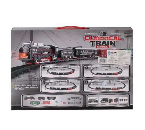 JHX6687 Sesli Işıklı Tren 26 Parça