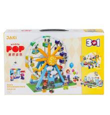 JK2180 Jaki Sissi'nin Eğlence Parkı 3IN1 Blok Seti -Vagon life