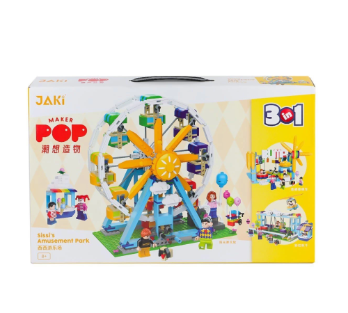 JK2180 Jaki Sissi'nin Eğlence Parkı 3IN1 Blok Seti -Vagon life JK2180 Jaki Sissi'nin Eğlence Parkı 3IN1 Blok Seti -Vagon life