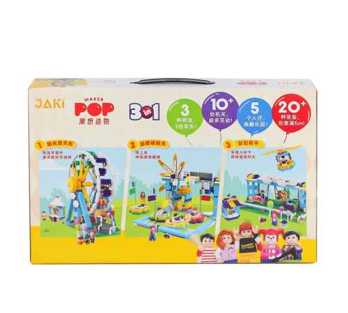 JK2180 Jaki Sissi'nin Eğlence Parkı 3IN1 Blok Seti -Vagon life JK2180 Jaki Sissi'nin Eğlence Parkı 3IN1 Blok Seti -Vagon life