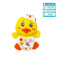 JLG-855-144A IŞIKLI VE MÜZİKLİ ÖRDEK BEBEK -VRD