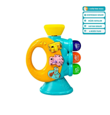 JLG-855-38A IŞIKLI VE MÜZİKLİ TROMPET BEBEK - 1 Adet Stokta Olan Gönderilir