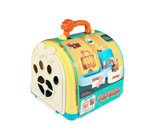 JND-3615 Taşıma Çantalı Hareketli Pilli Köpek Set (Pet Shop) -Vardem Oyuncak