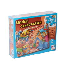 JP 314004 Under Construction Jumbo Puzzle 12 Parça