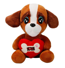 Kalpli Peluş Köpek 30 cm.