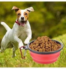 Katlanabilir Kedi Köpek Mama ve Su Kabı Köpek Oyuncağı