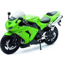 Kawasaki 1/12 Zx-10r 2006 Model Yeşil Motorsiklet