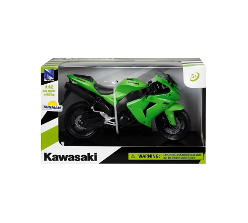 Kawasaki 1/12 Zx-10r 2006 Model Yeşil Motorsiklet