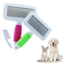 Kedi Köpek Telli Küçük Boy Tüy Bakım Seti Evcil Hayvan Tarama Fırçası