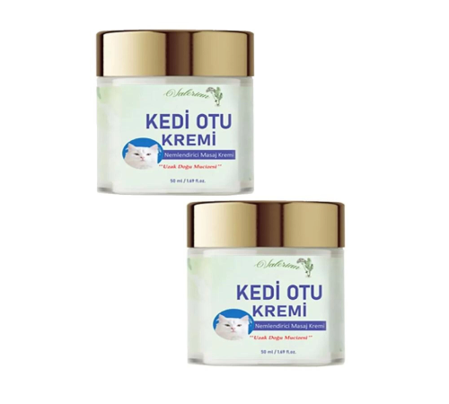 Kedi Otu Sızı Ağ.rı Dindirici Masaj Bakım Kremi 50ml 2 Adet