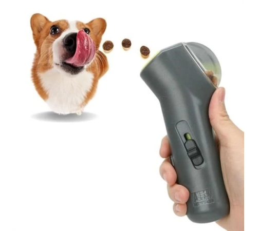 Kedi ve Köpekler İçin Hazneli Mama Fırlatma Oyuncağı Yem Atıcı Aparat
