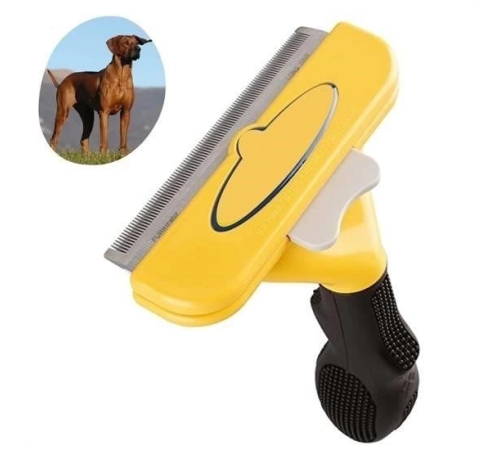 Kedi ve Köpekler İçin Kısa Tüylü Köpek Tarağı Tüy Toplayıcı Tarak Large
