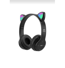 Kedili Işıklı Katlanabilir 5.0 Bluetooth Kulaklık Kablosuz P47m
