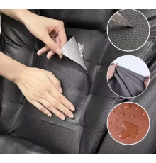 Kendinden Yapışkanlı Deri Döşeme Deri Tamir Kiti  Siyah 100x50
