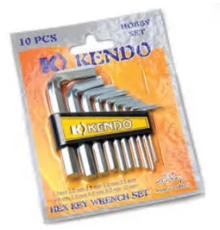 Kendo 6 Köşe Alyan Seti 10 Parça