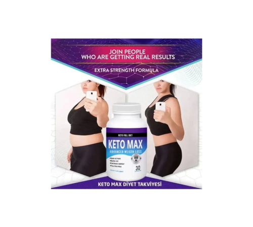 Keto Max Diyet Destekleyici Bitkisel Takviye 30'lu X 2 Adet