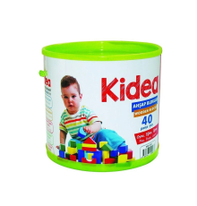 KID-1001 Chiva, Ahşap Bloklar 40 Parça