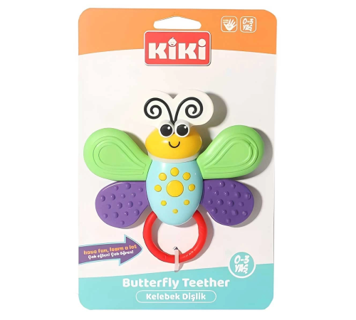 Kiki Kelebek Dişlik Çıngırak 2201 Kiki Kelebek Dişlik Çıngırak 2201