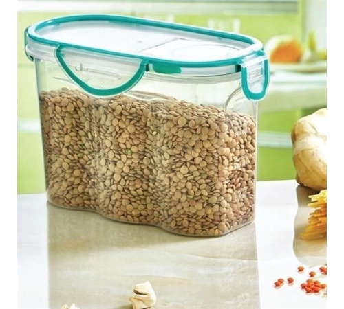 Kilitli Kapaklı Contalı Hava,Su Sıvı Geçirmez 1,7 Litre Erzak Saklama Kabı-SA585 Kilitli Kapaklı Contalı Hava,Su Sıvı Geçirmez 1,7 Litre Erzak Saklama Kabı-SA585