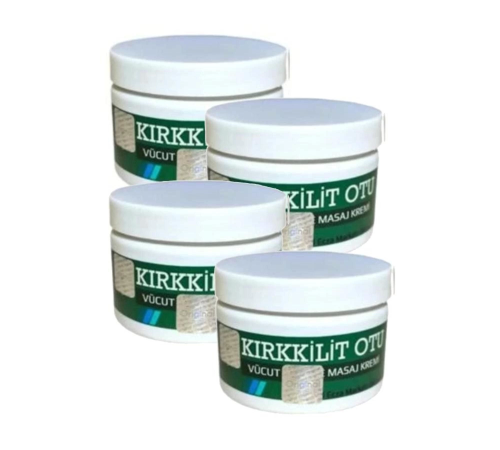 Kırkkilit otu 4x150 ml Kas Bel Sırt Adale Sızıları İçin Masaj Bakım Kremi Kırkkilit otu 4x150 ml Kas Bel Sırt Adale Sızıları İçin Masaj Bakım Kremi